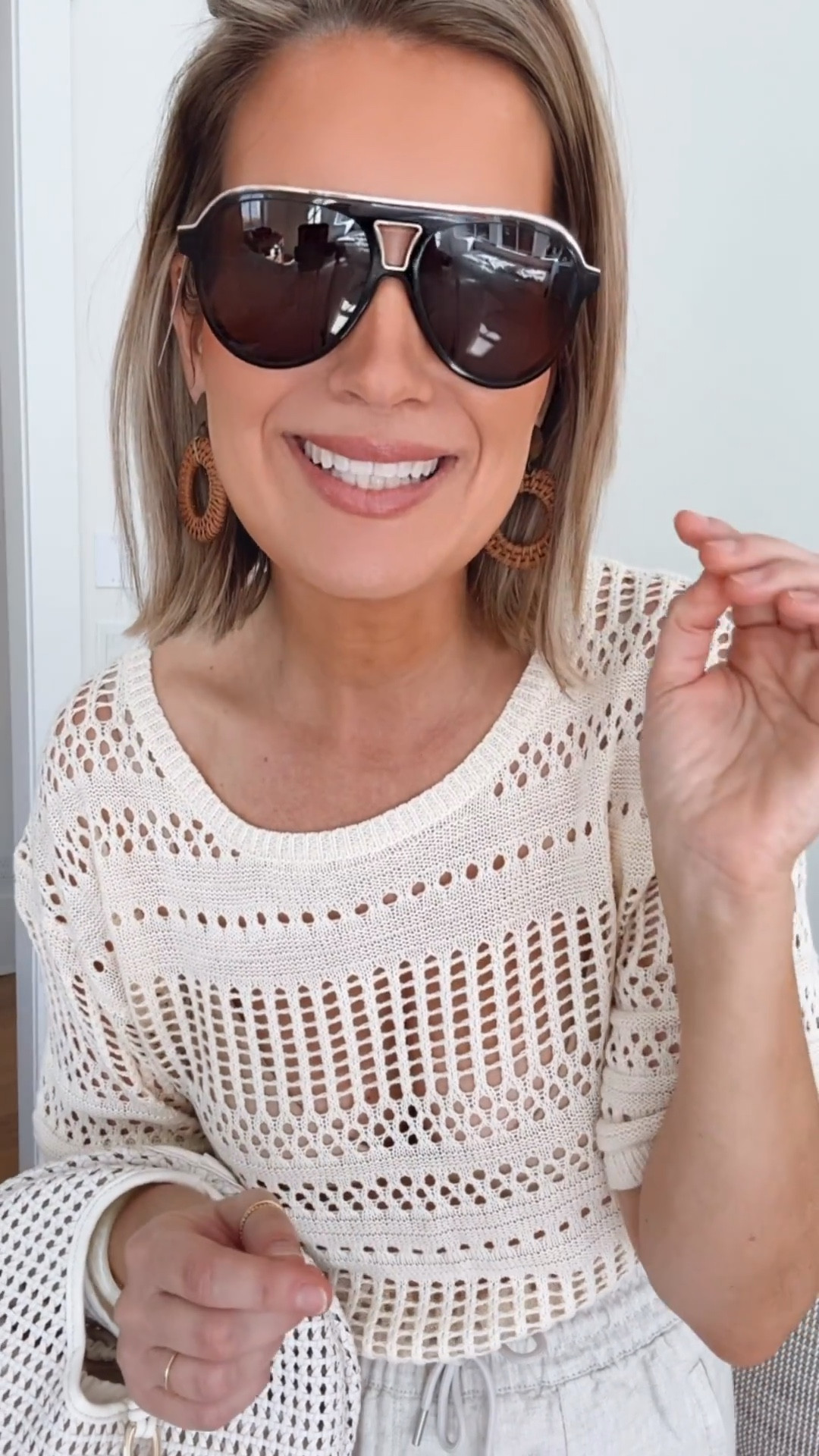 Vacation outfit. I am 5’11” in small top and xs tall linen pants.  

#LTKOver40 #LTKmomlife #LTKTravel