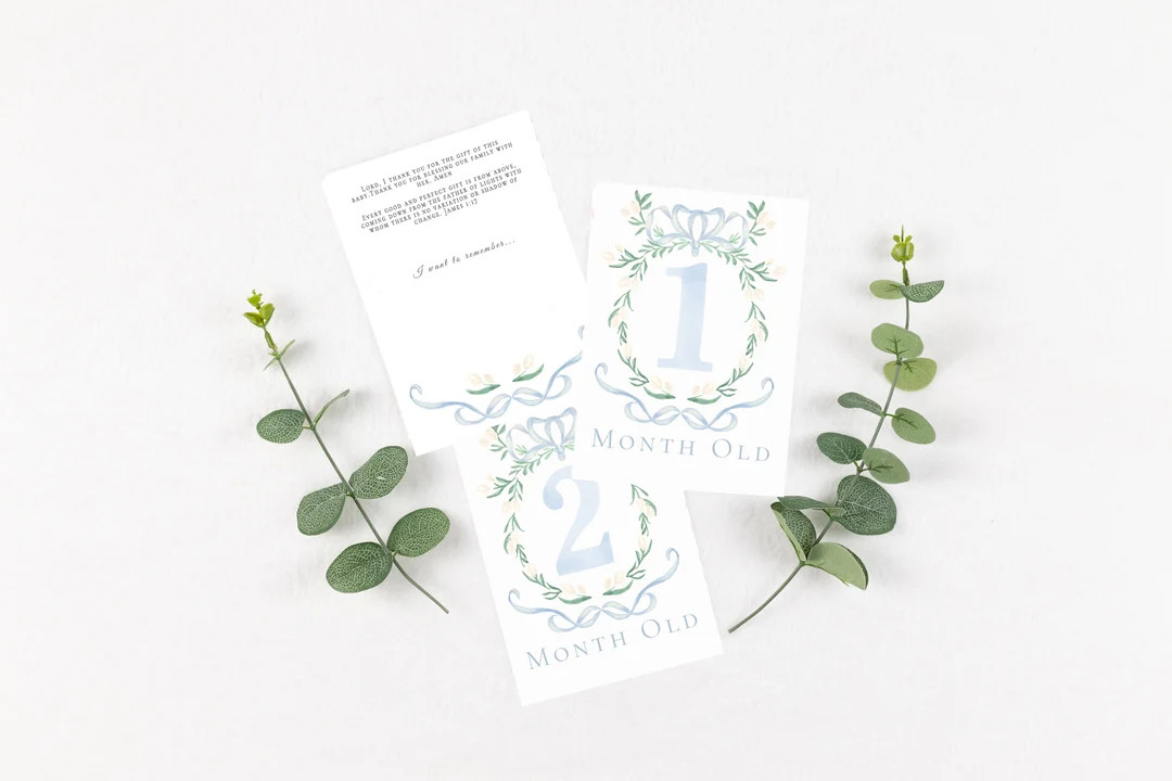 Christian Monthly Milestone Cards | Milestone Cards | Baby gift | Baby Milestone Cards | Baby Boy... | Etsy (US)
