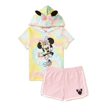 Disney Minnie Mouse Exclusive Girls Cosplay Hood and Shorts, 2-Piece Outfit Set, Sizes 4-10 | Walmart Online Grocery