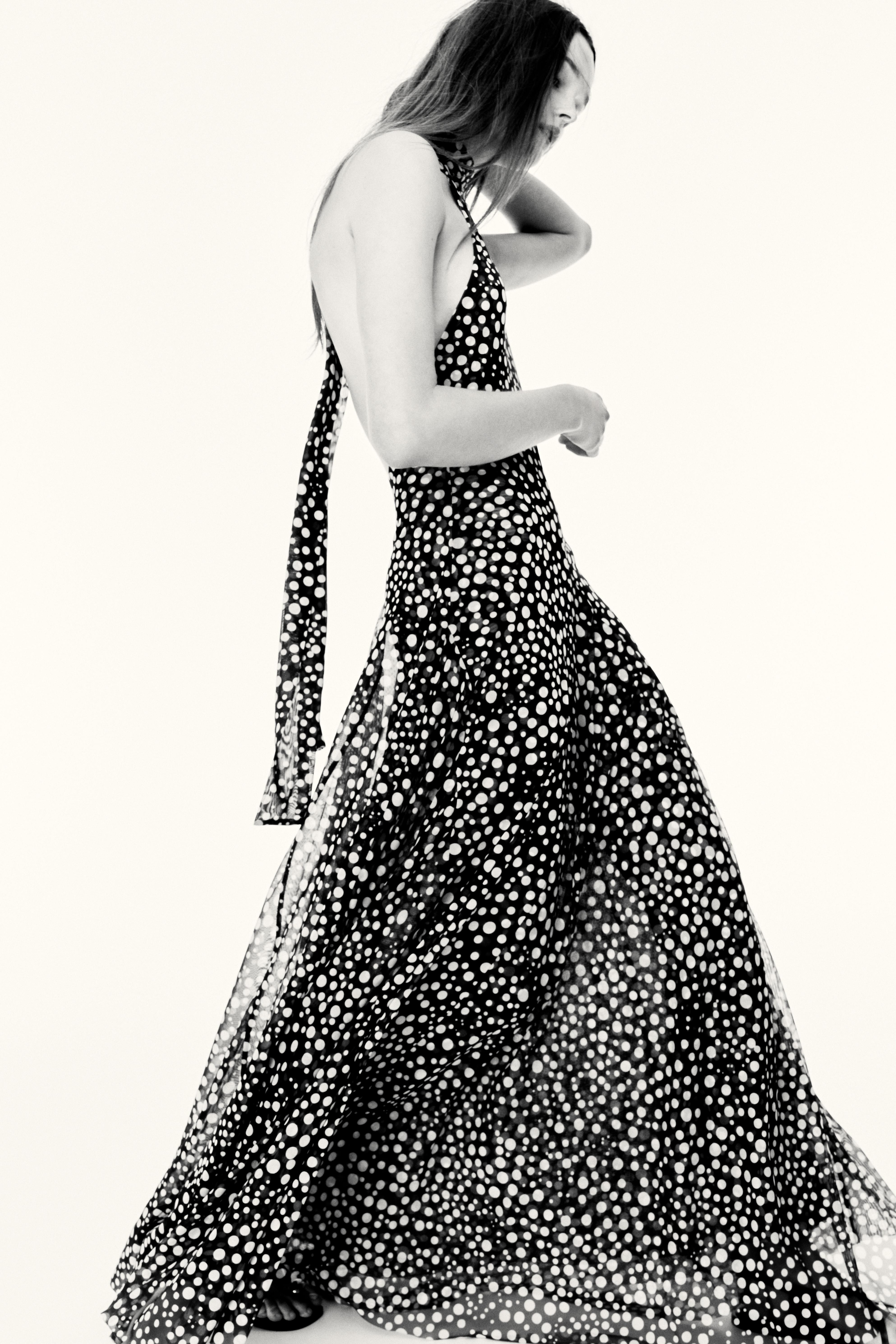 POLKA DOT HALTER DRESS | Zara US