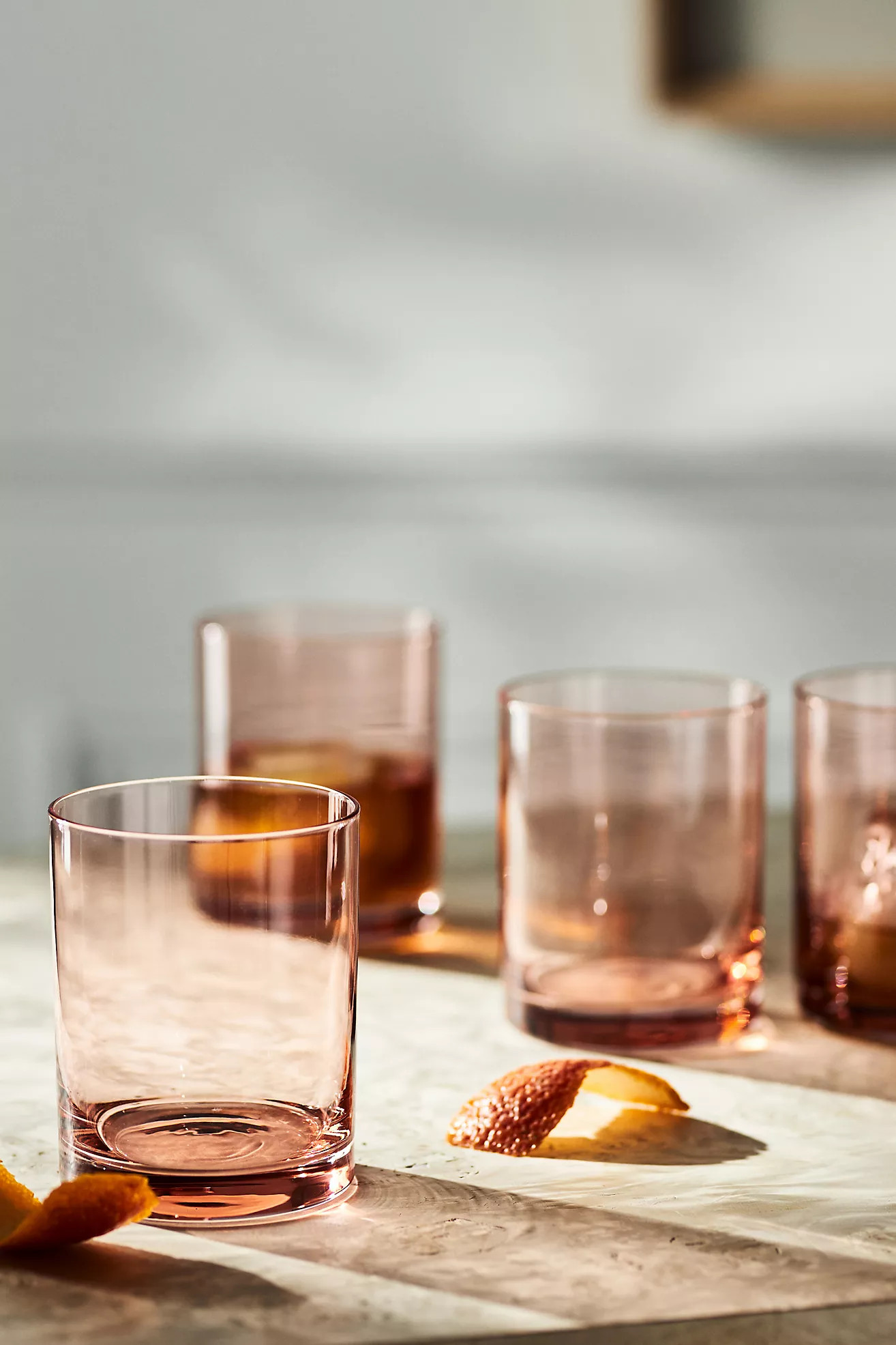 Morgan Double Old Fashioned Glasses, Set of 4 | Anthropologie (US)