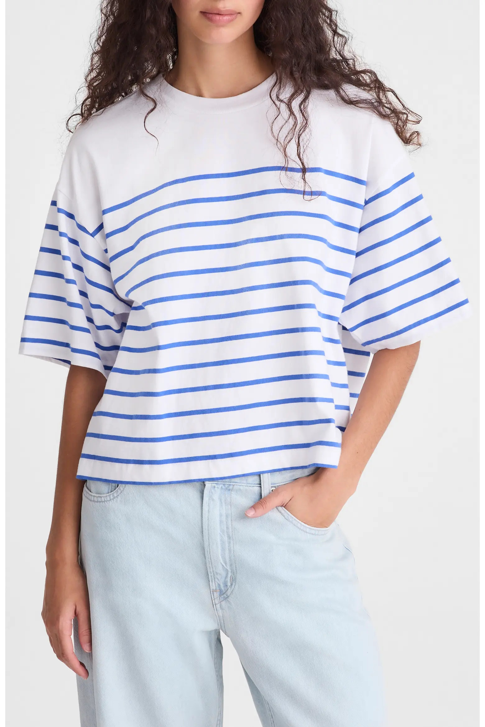 The Boxy Crop Jersey T-Shirt (Women) | Nordstrom | Nordstrom
