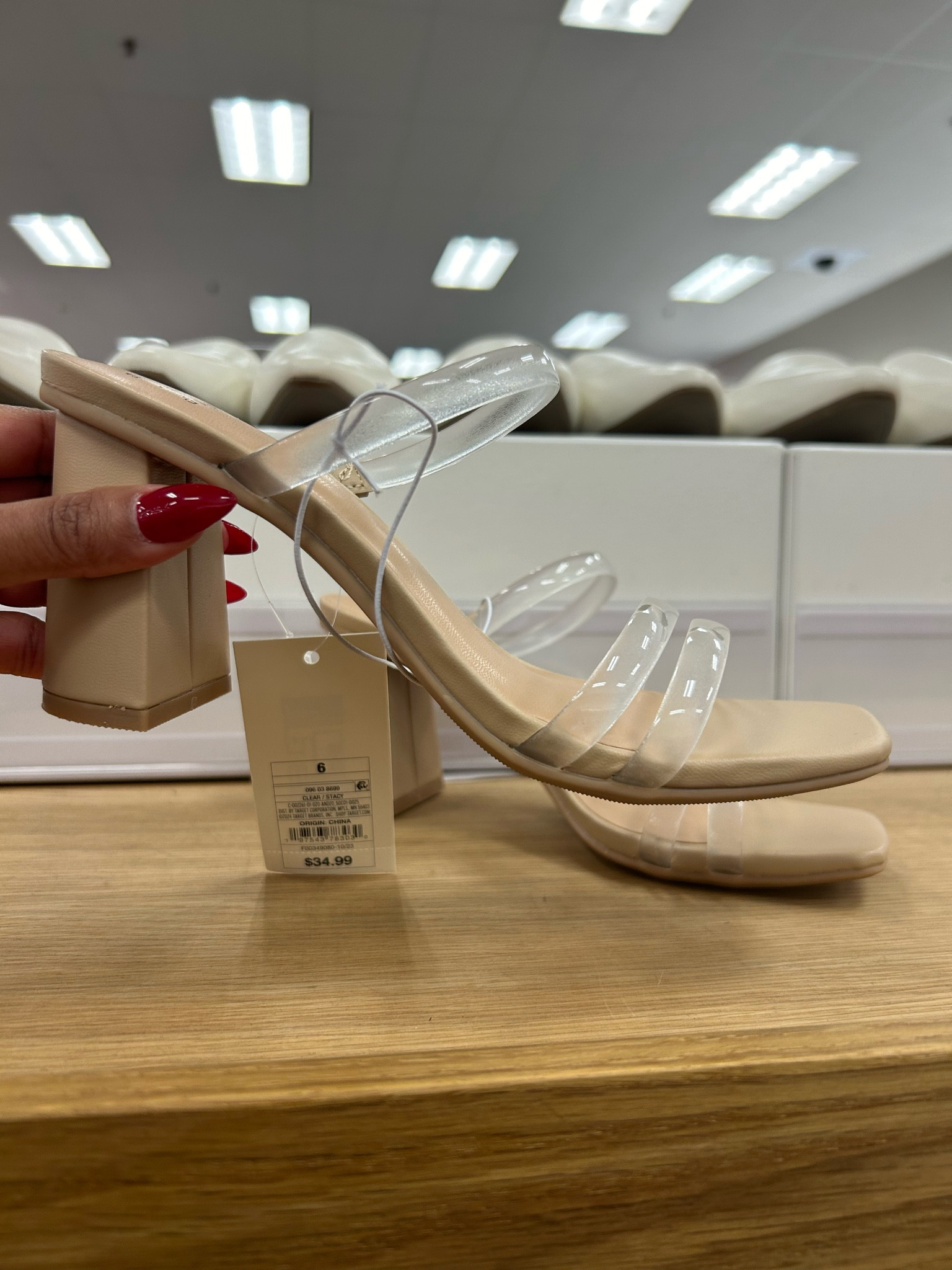 Clear block heels at Target! #TargetStyle 
