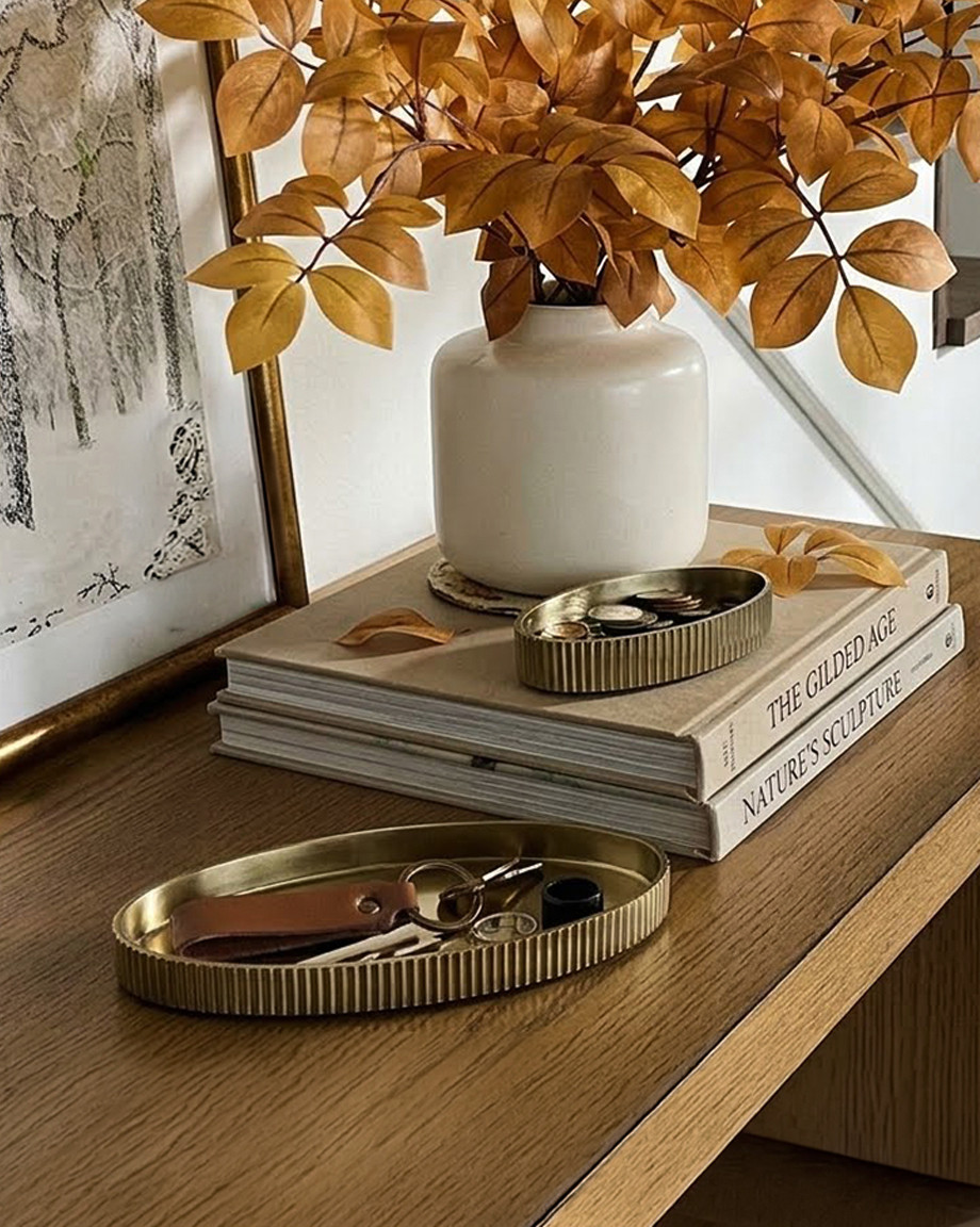 Set of 2 Ribbed Gold Trinket Dishes 

 #LTKHome