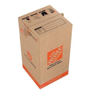 The Home Depot 20 in. L x 20 in. W x 39 in. H Heavy Duty Eco Wardrobe Moving Box (6-Pack) ECOWARD... | The Home Depot