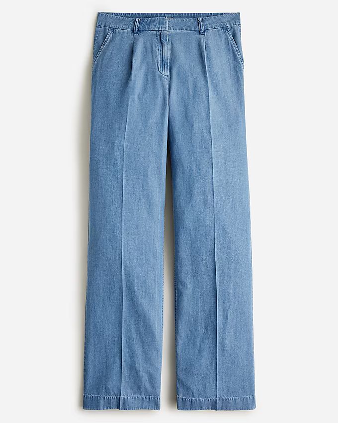 Capeside pant in lightweight chambray | J. Crew US