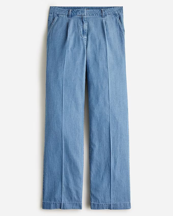 Capeside pant in lightweight chambray | J.Crew US