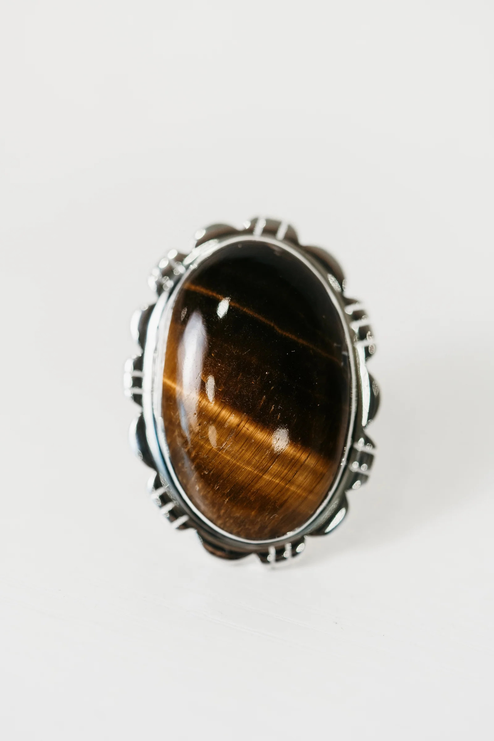 Xenia Ring | Tiger's Eye | Goldie Lew Jewelry, LLC