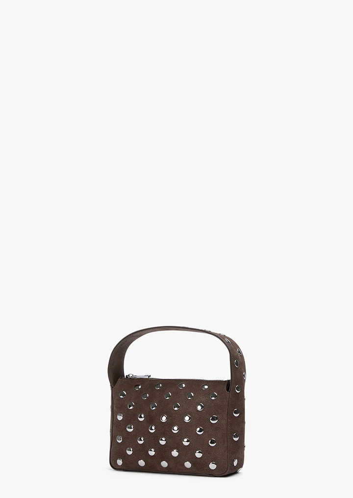 Natty Espresso Suede/Studs | Tony Bianco US