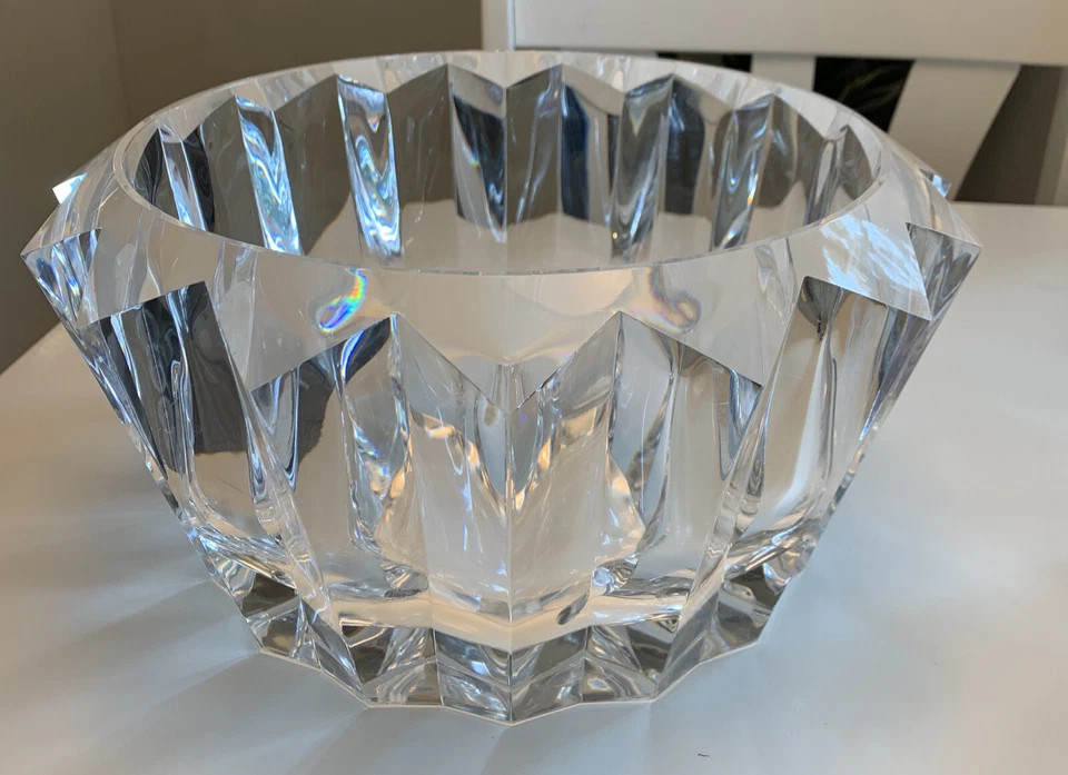 Retro JUDITH KRUGER Lucite STARBURST Large Bowl 6h x 12w in, Floral Centerpiece  | eBay | eBay US
