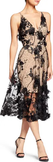 Audrey Embroidered Fit & Flare Dress | Nordstrom