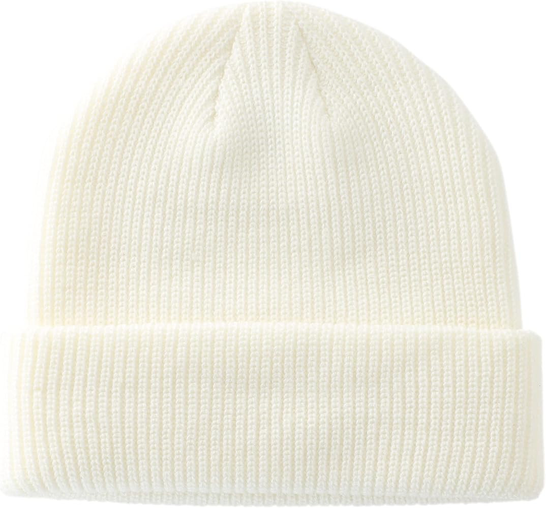 Connectyle Classic Men's Warm Winter Hats Acrylic Knit Cuffed Beanie Cap Daily Beanies Watch Hat | Amazon (US)
