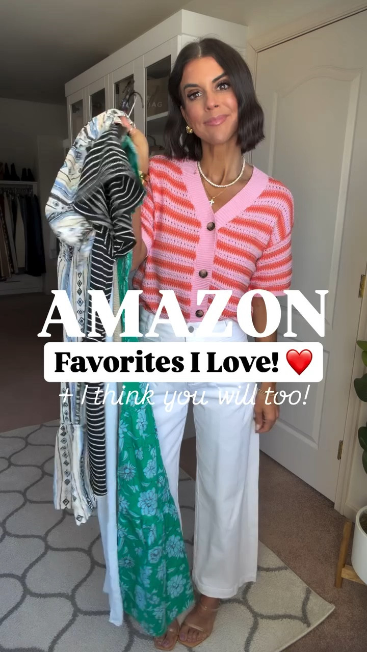 Amazon Favorites! I’m 5’5 and in size small in all. Jeans fit true to size, size down if in between. 

#LTKSeasonal