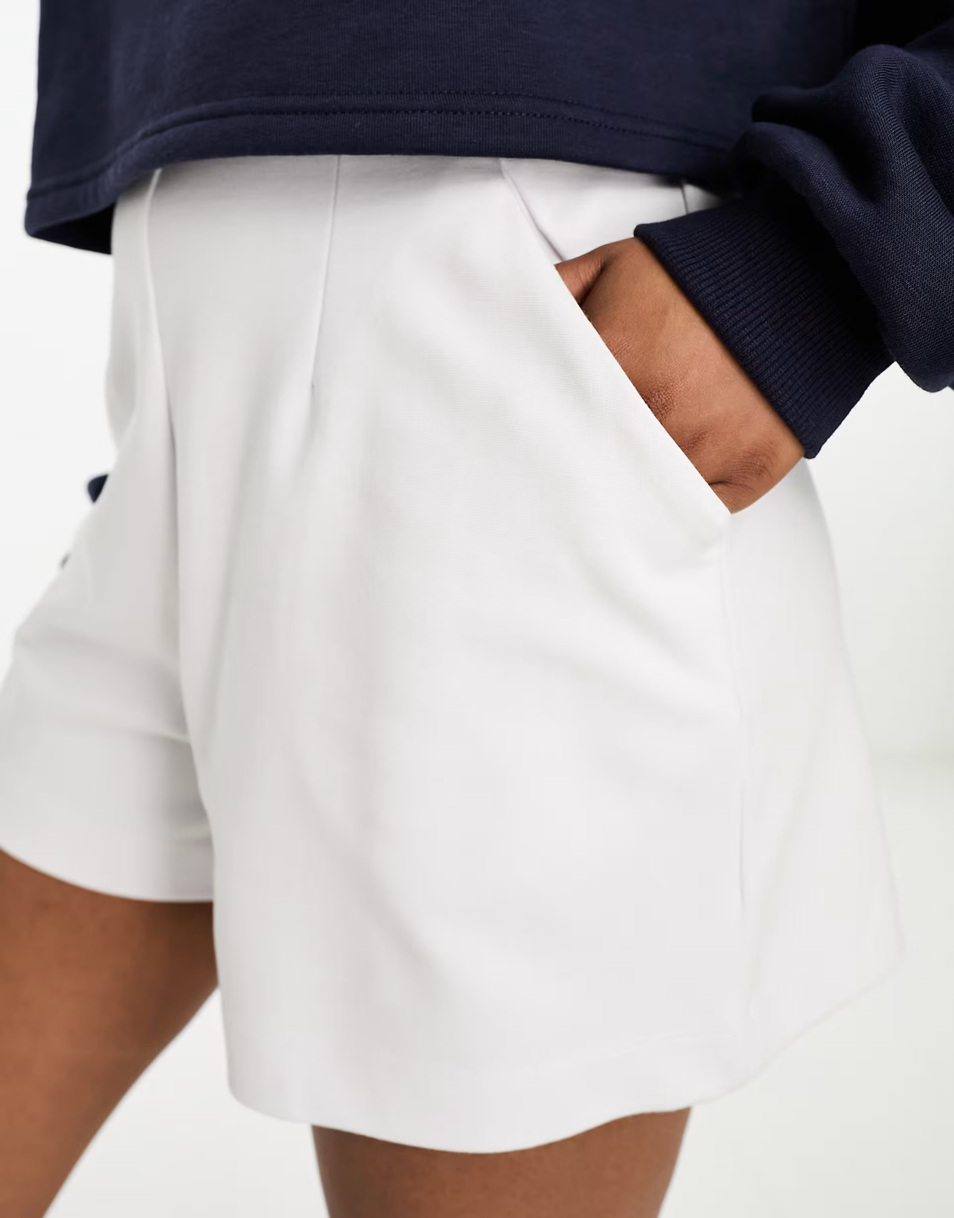 ASOS DESIGN smart shorts in white | ASOS (Global)