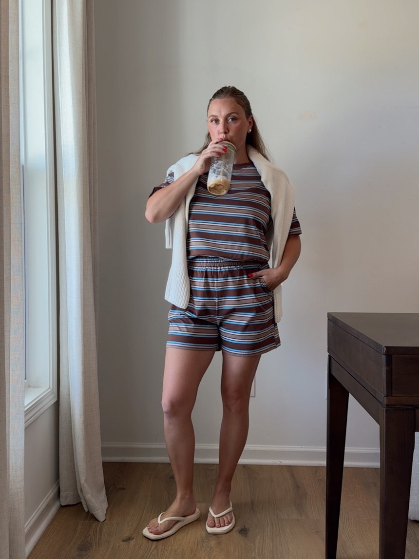 natural fiber two piece set from amazon! perfect for vacations, loungewear, and comfy summer outfits. SIZING: wearing a medium 

 

 #LTKgrwm #LTKootd #LTKmomlife