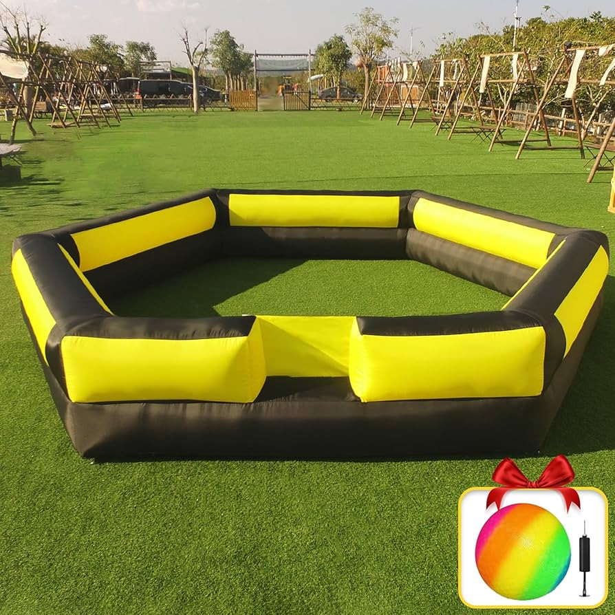 17FT Gaga Ball Pit Portable,Inflatable Gaga Ball Pit with Blower for Indoor Outdoor School Family... | Amazon (US)