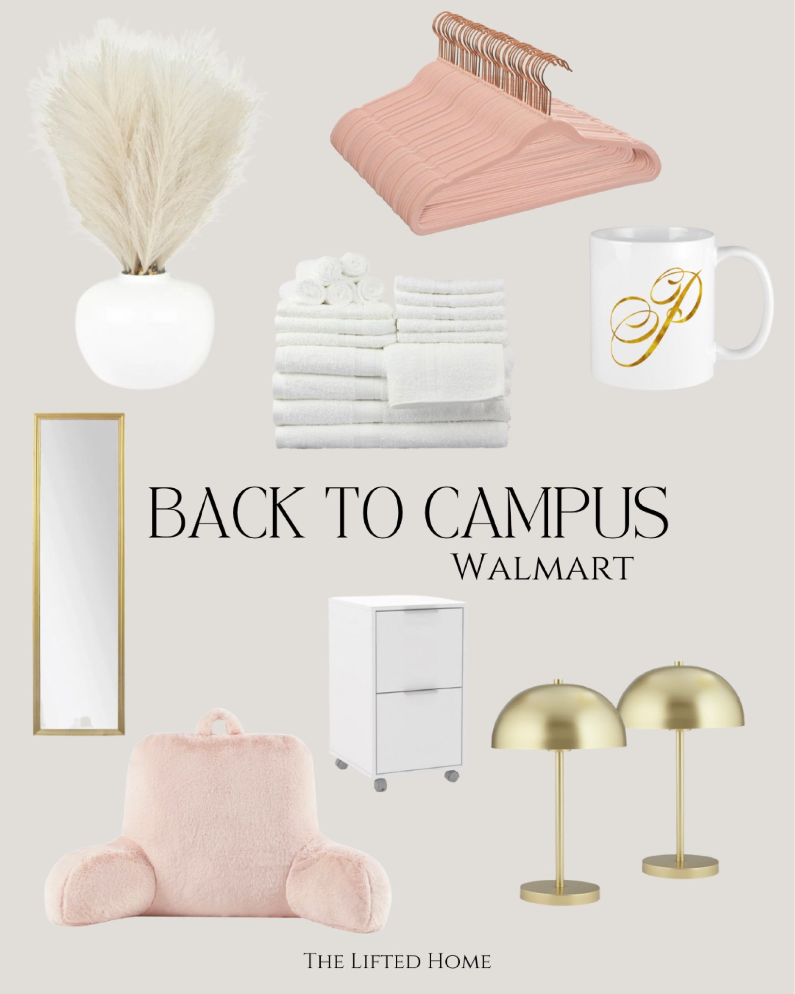 Soft blush and gold accents from Walmart!

Rollbacks, sale, lamps, home decor, mirrors, monogram mug, towels, hangers file cabinet 

#LTKU #LTKsalealert #LTKhome
