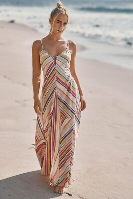 Anthropologie Stripe Maxi Dress size XS | eBay US