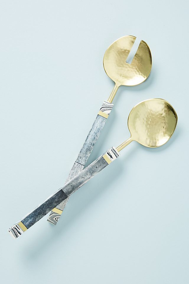 Evie Serving Utensils, Set of 2 | Anthropologie (US)