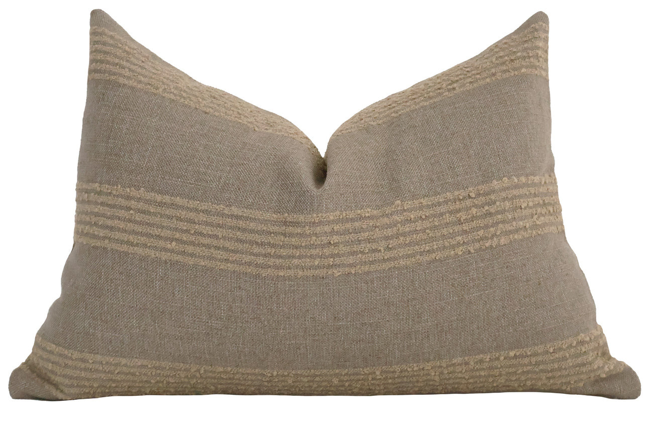 French Grain Sack | Brown Pillow Cover | Hackner Home (US)
