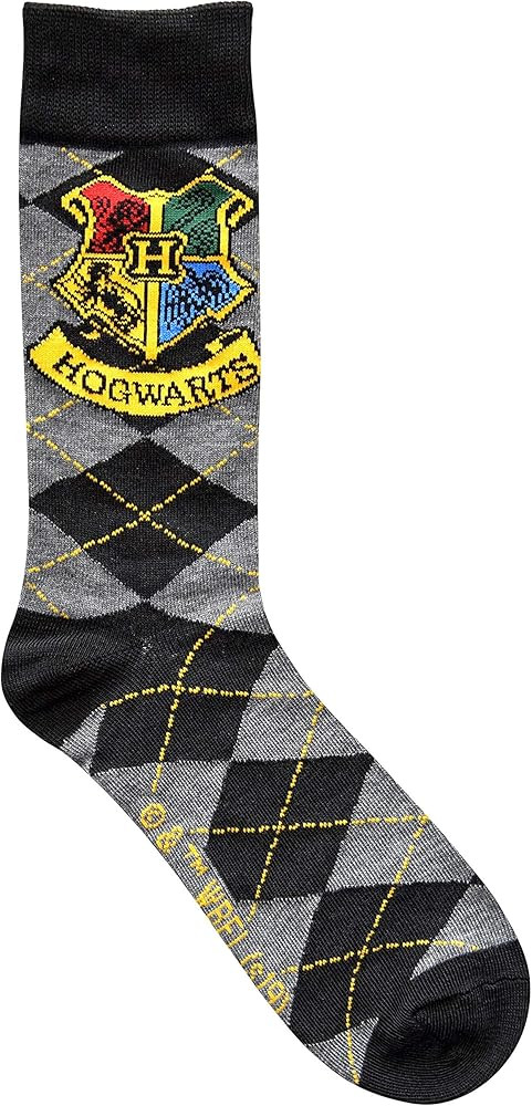 Harry Potter Argyle Men's Crew Socks | Amazon (US)