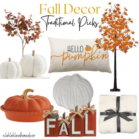 Traditional Fall color decor picks on a budget! throw blanket | pumpkin | fall faux tree | fall throw toss pillow | autumn decor 

#LTKFind #LTKSeasonal #LTKunder50