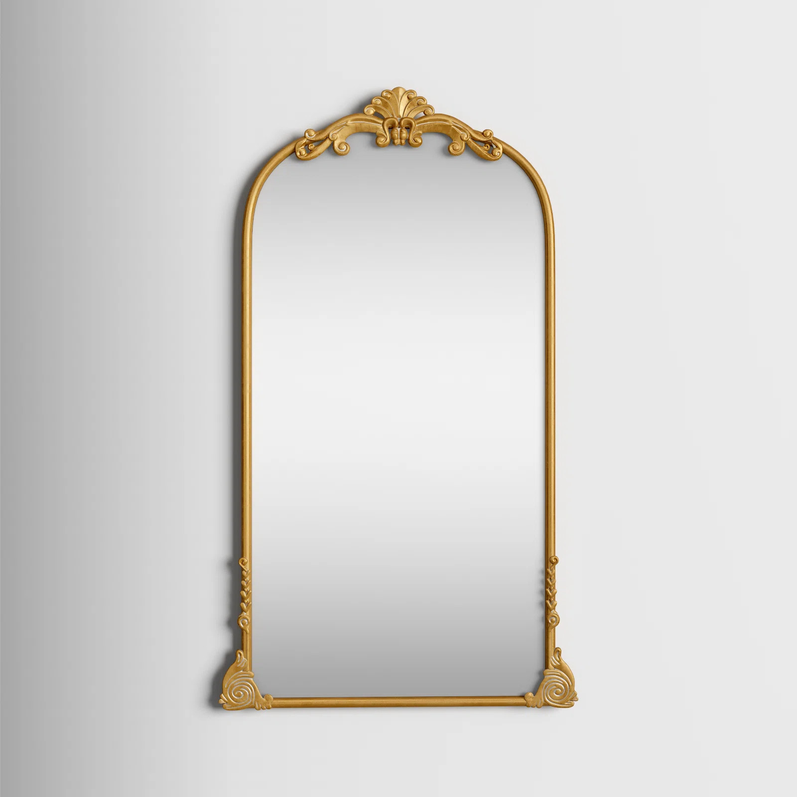 Kelly Clarkson Home Hessie Ornate Iron Floor Mirror | Wayfair | Wayfair North America
