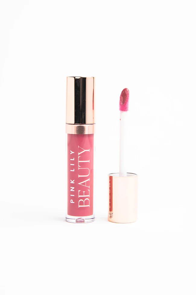 Pink Lily Beauty Blooming Gloss Tinted Lip Oil - Mauve All Day | Pink Lily