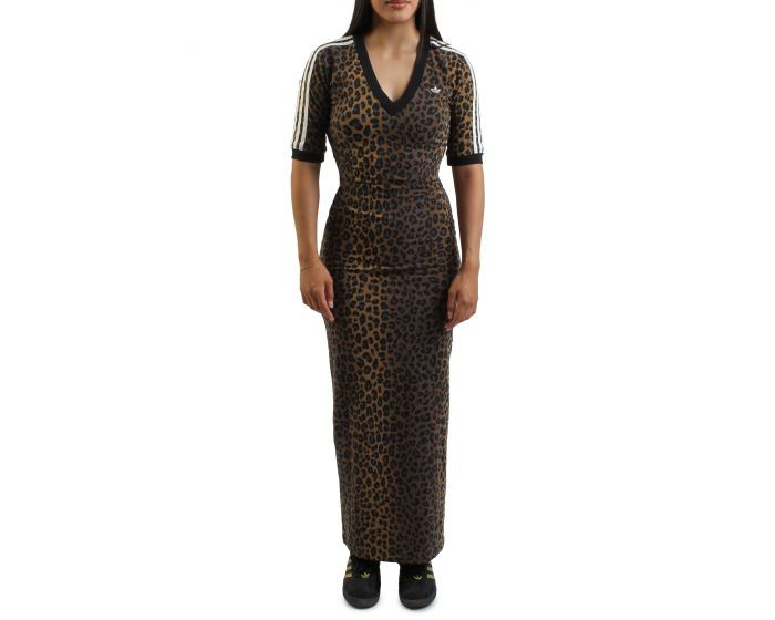 Leopard V-Neck Maxi Dress | Karmaloop