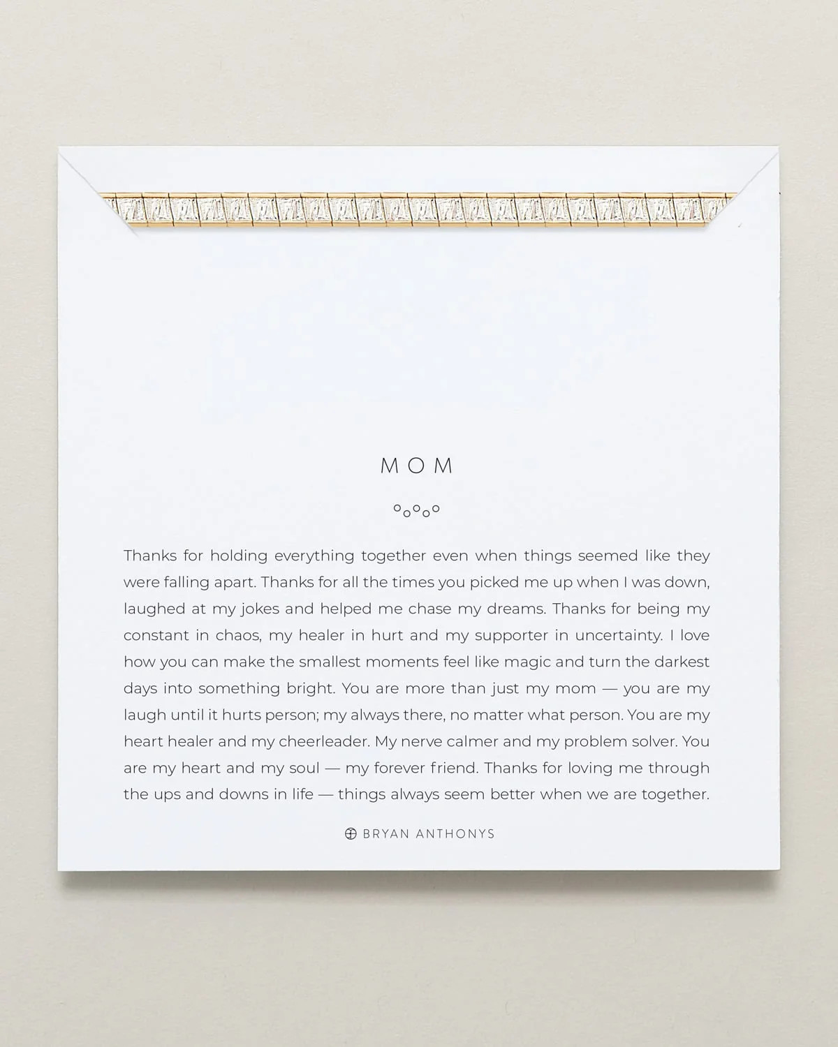 Mom Baguette Tennis Bracelet | Bryan Anthonys