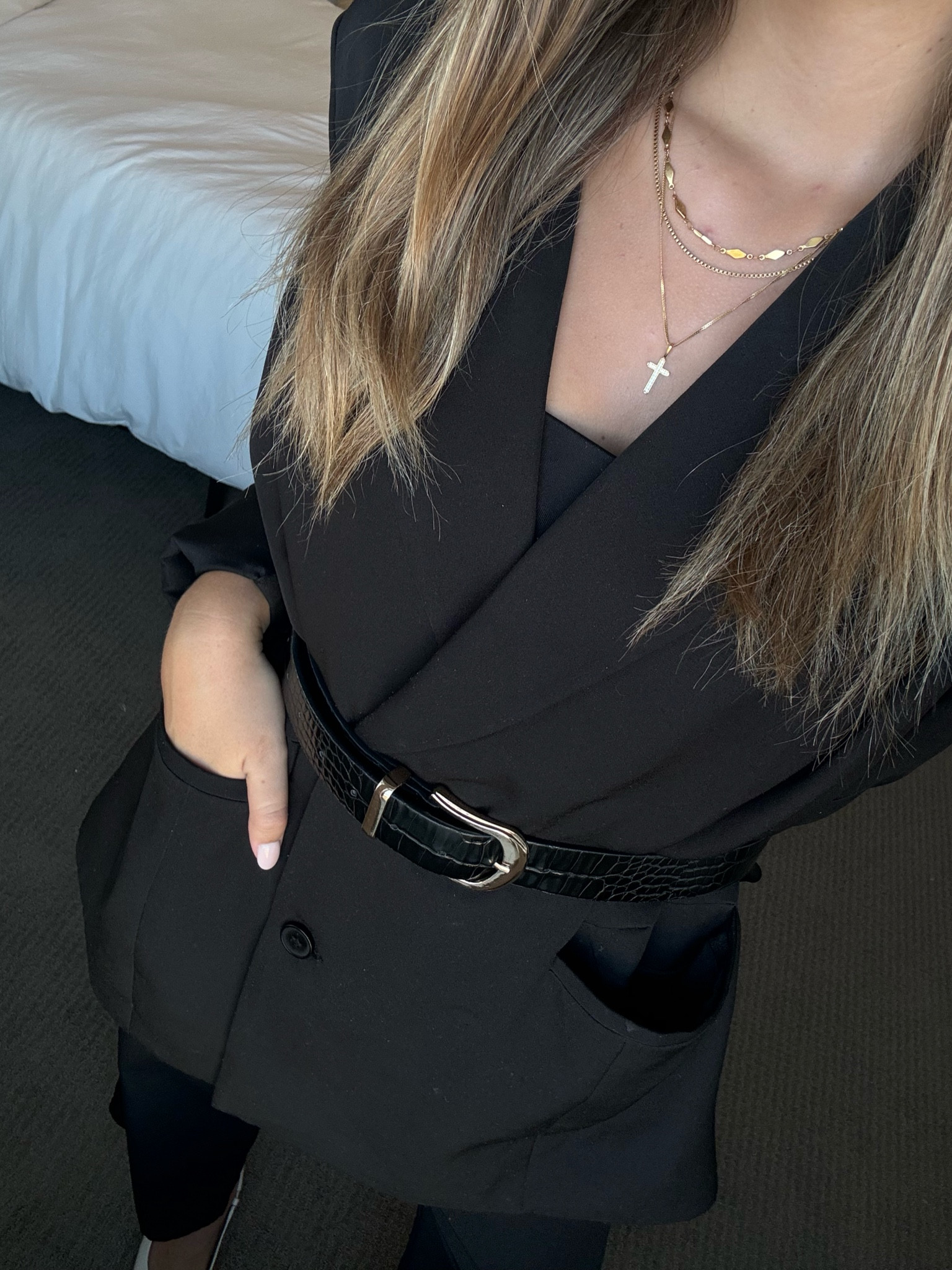 Belted blazer for the win today! 

#LTKStyleTip #LTKWorkwear #LTKFindsUnder100