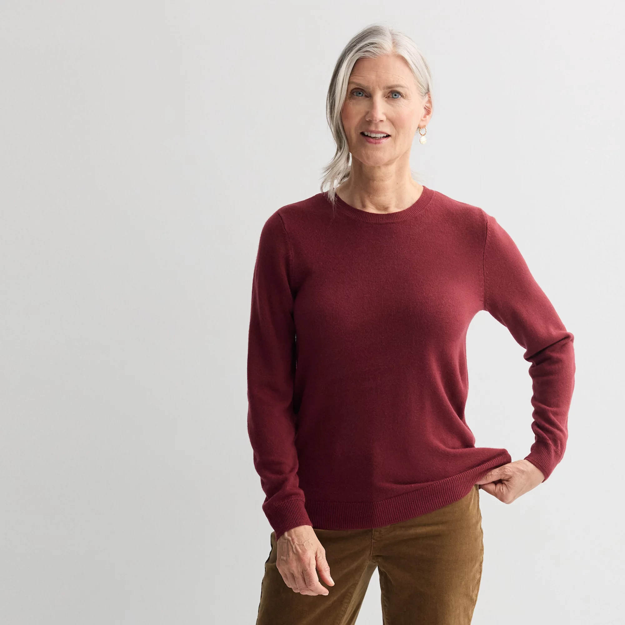 Women's Croft & Barrow® Extra Soft Crewneck Sweater | Kohl's