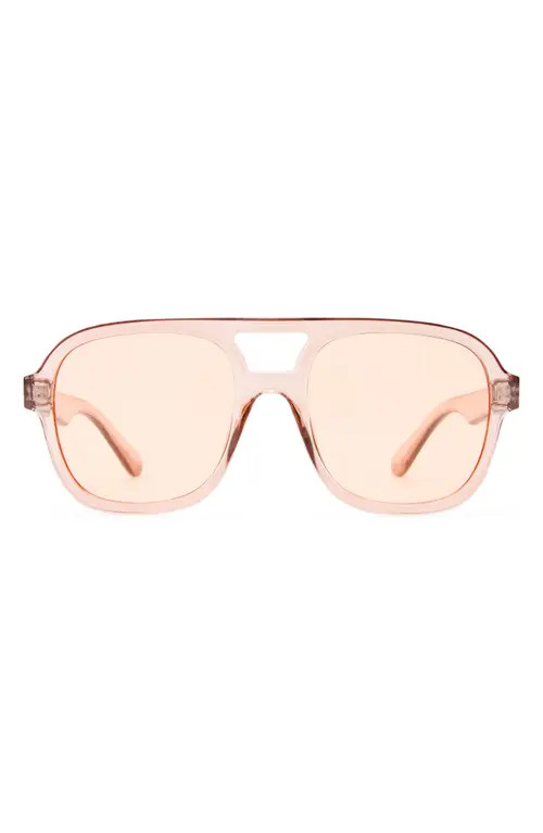 AIRE Whirlpool 53mm Aviator Sunglasses in Sand/peach Tint at Nordstrom | Nordstrom