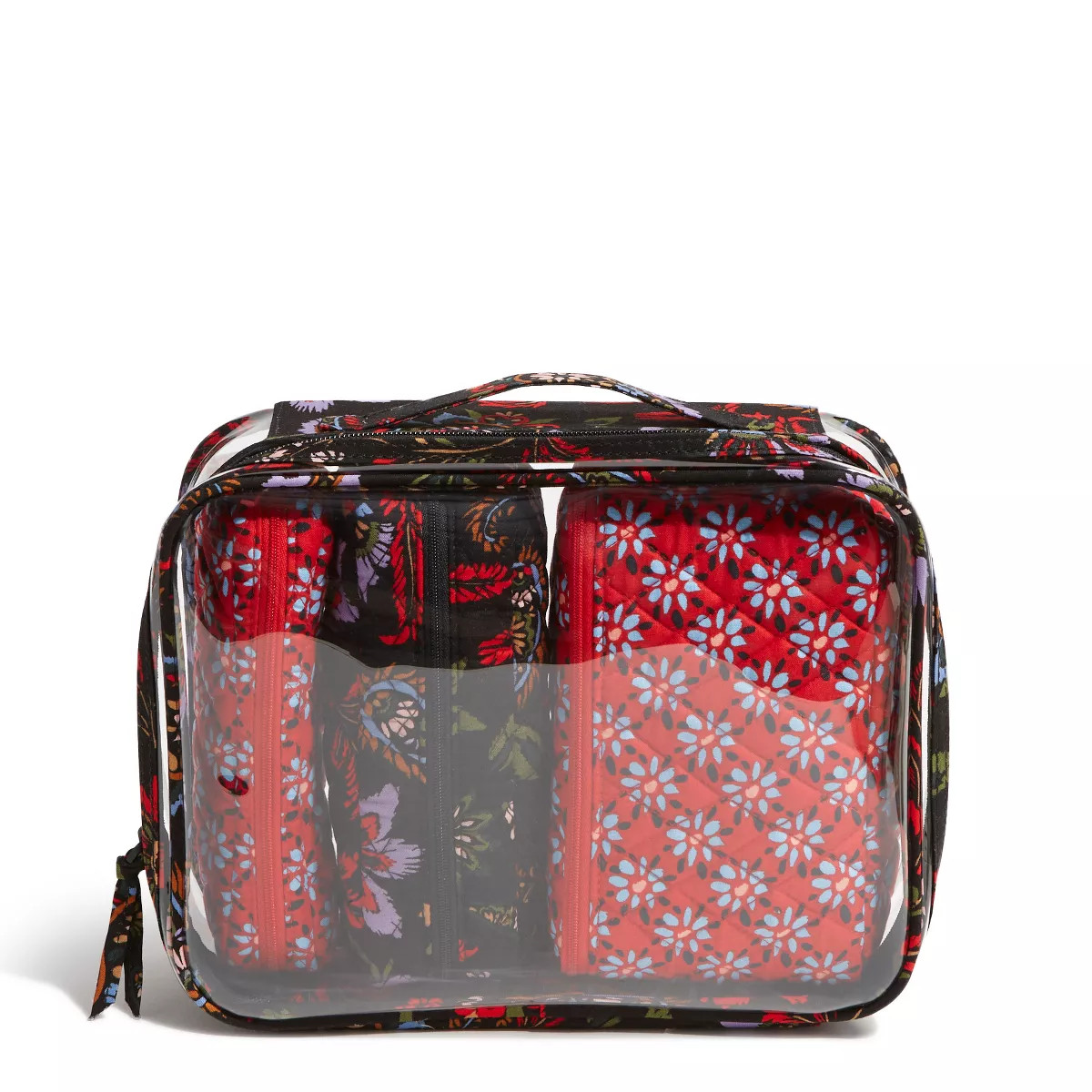 Vera Bradley Women's Outlet Clear 4 Piece Cosmetic Set | Target