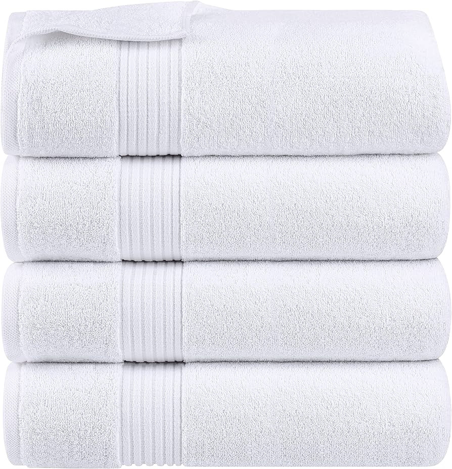 Utopia Towels - Bath Towels Set - Premium 100% Ring Spun Cotton - Quick Dry, Highly Absorbent, So... | Amazon (US)