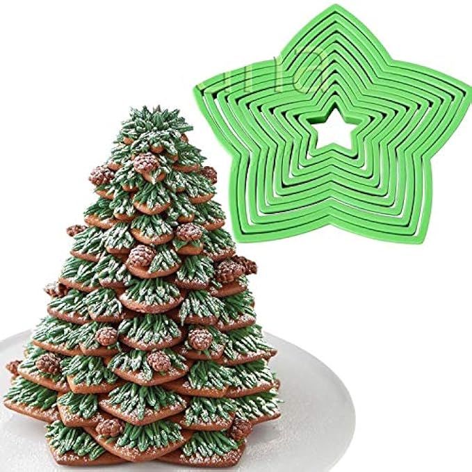 Anyana Gingerbread Cookie Tree Cutter Set | Amazon (US)