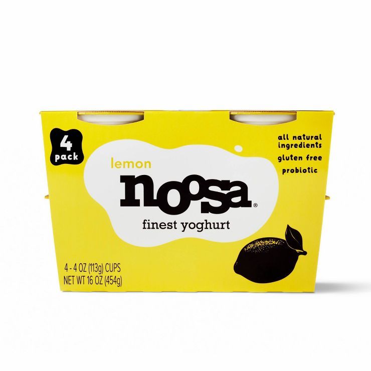Target/Grocery/Dairy/Yogurt‎Shop all NoosaNoosa Lemon Yogurt - 4ct/4oz CupsIn stock$3.99When pu... | Target