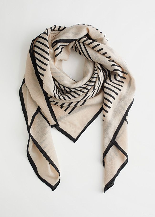 Striped Light Wool Scarf | & Other Stories (EU + UK)