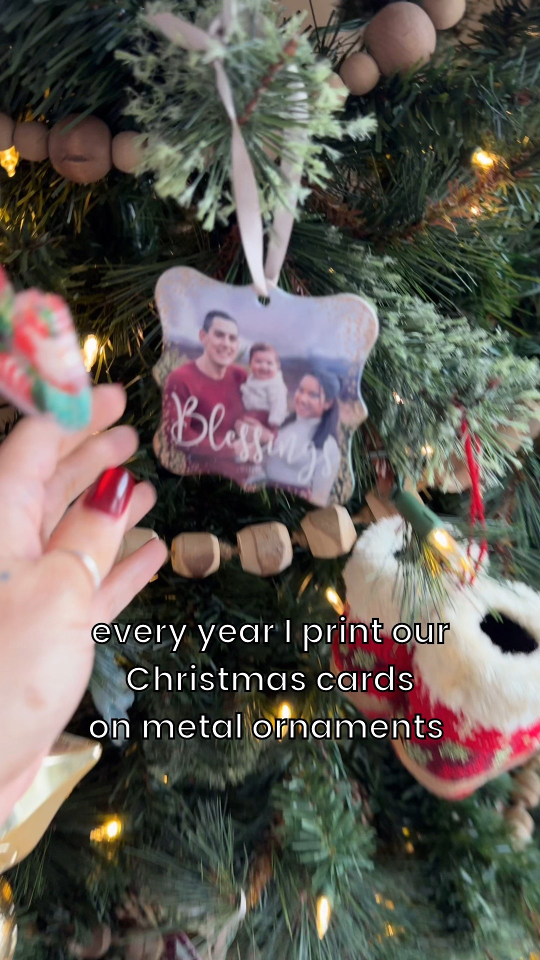 Every year we make our Christmas cards into metal ornaments so we can enjoy them every year! Perfect gift for grandparents too!

#LTKGiftGuide #LTKHoliday