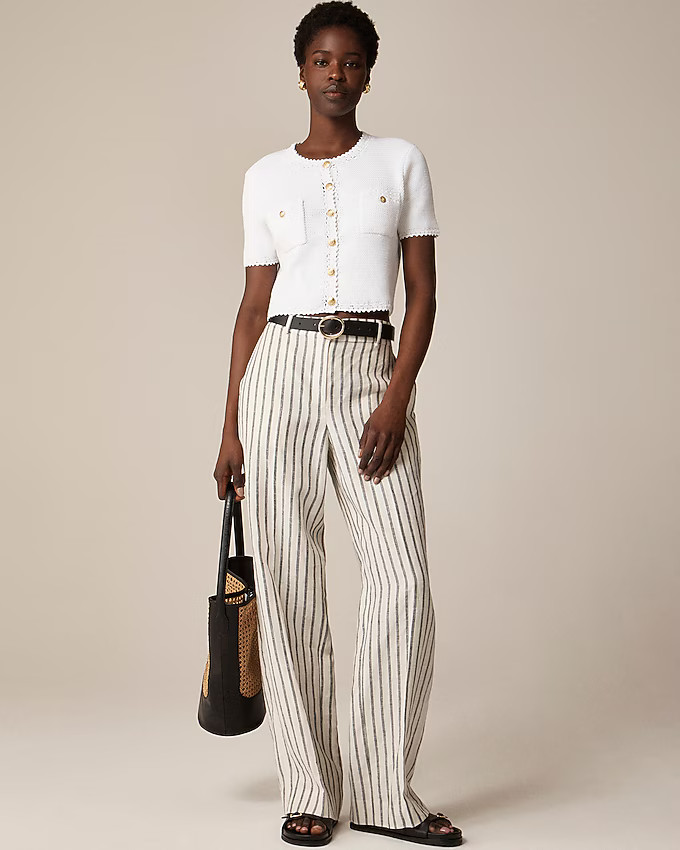 Short-sleeve sweater lady jacket | J. Crew US