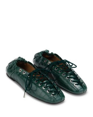 GANNI Women's Lace Up Loafers  | Bloomingdale's Shoes | Bloomingdale's (US)