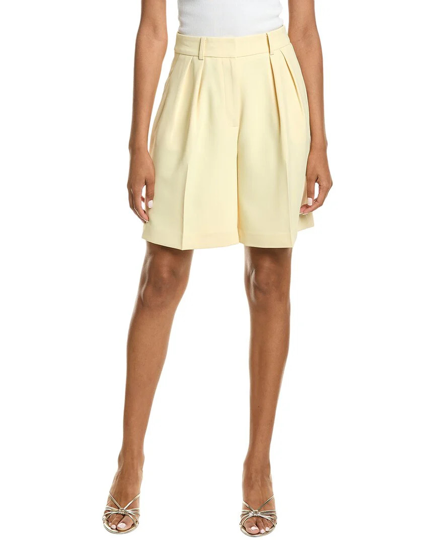 Kenneth Cole High- Rise Pleated Bermuda Short | Shop Simon