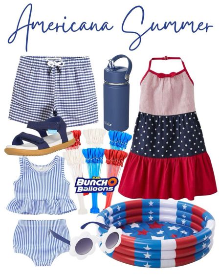 Americana Summer - Kids red, white, and blue finds! Fun for Memorial Day weekend.

#LTKSeasonal #LTKsalealert #LTKfindsunder50