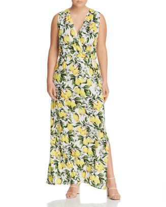 JUNAROSE Plus
            
    
                
                    Lemon-Print Maxi Dress | Bloomingdale's (US)