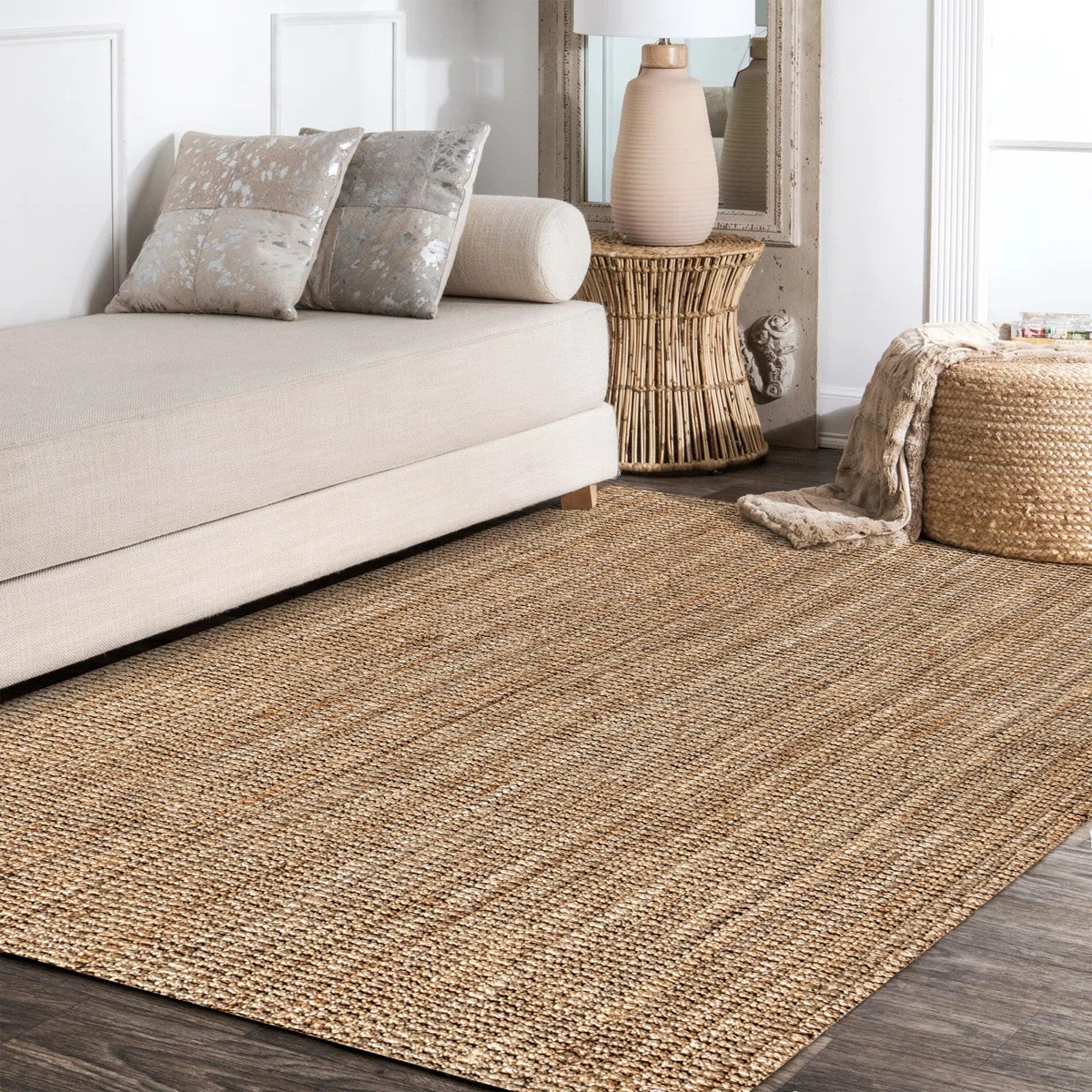 Pata Hand Woven Chunky Jute Natural Rug | Wayfair North America