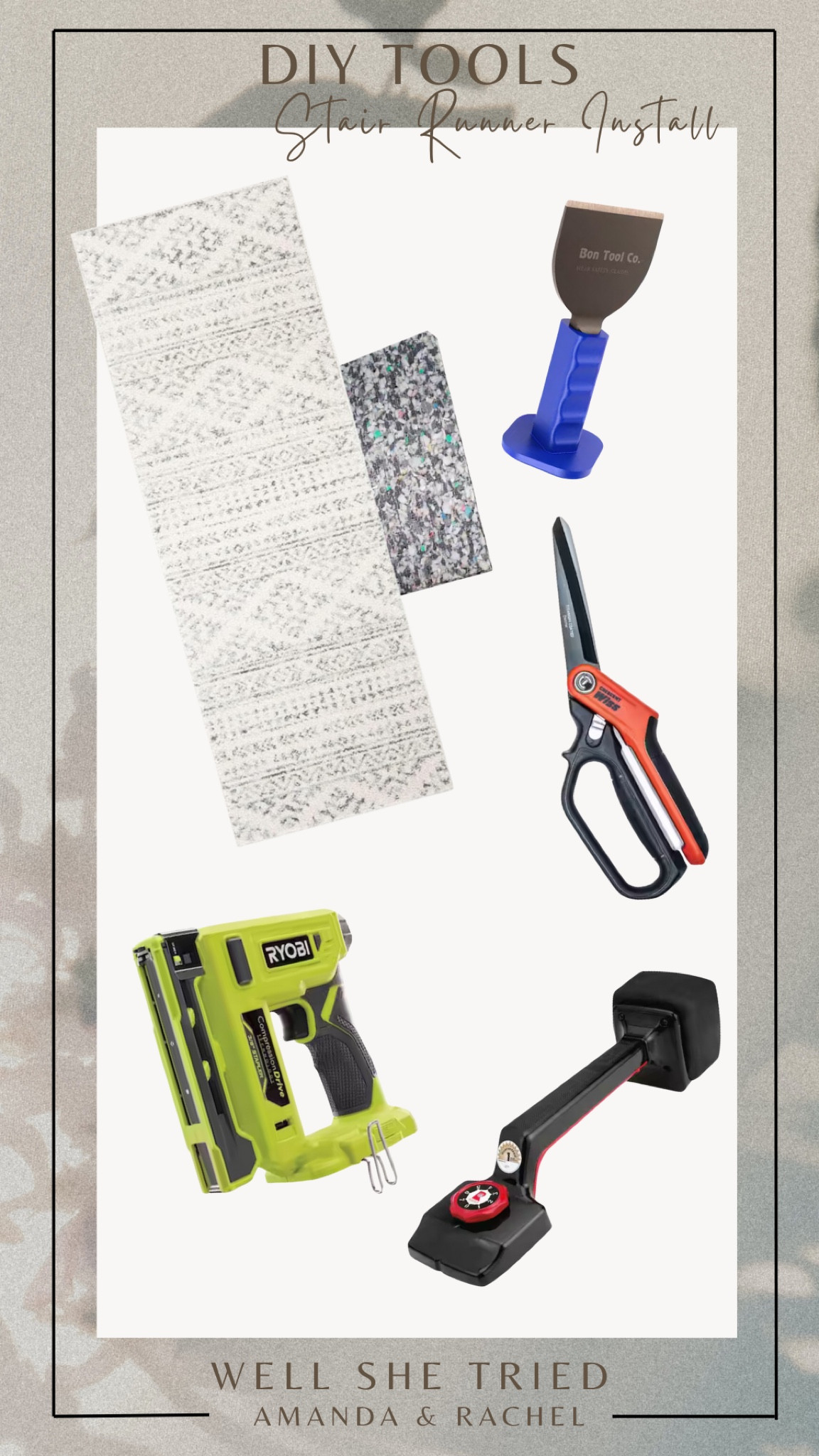 Tool round up! Everything you need to install a stair runner yourself! 

#LTKU #LTKHome #LTKMostLoved