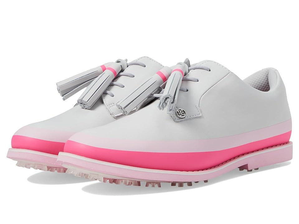 GFORE Women's Gallivanter Pebble Leather Tassel Tuxedo Golf Shoes (Nimbus) Women's Shoes | Zappos