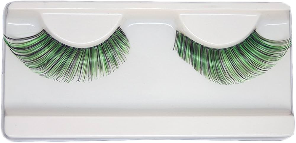EMILYSTORES Green Fortune Teller Costume Halloween Eye Lashes For Party Looking1 Pairs | Amazon (US)