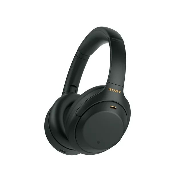 Sony WH-1000XM4 Wireless Noise Canceling Over-the-Ear Headphones with Google Assistant - Black | Walmart (US)