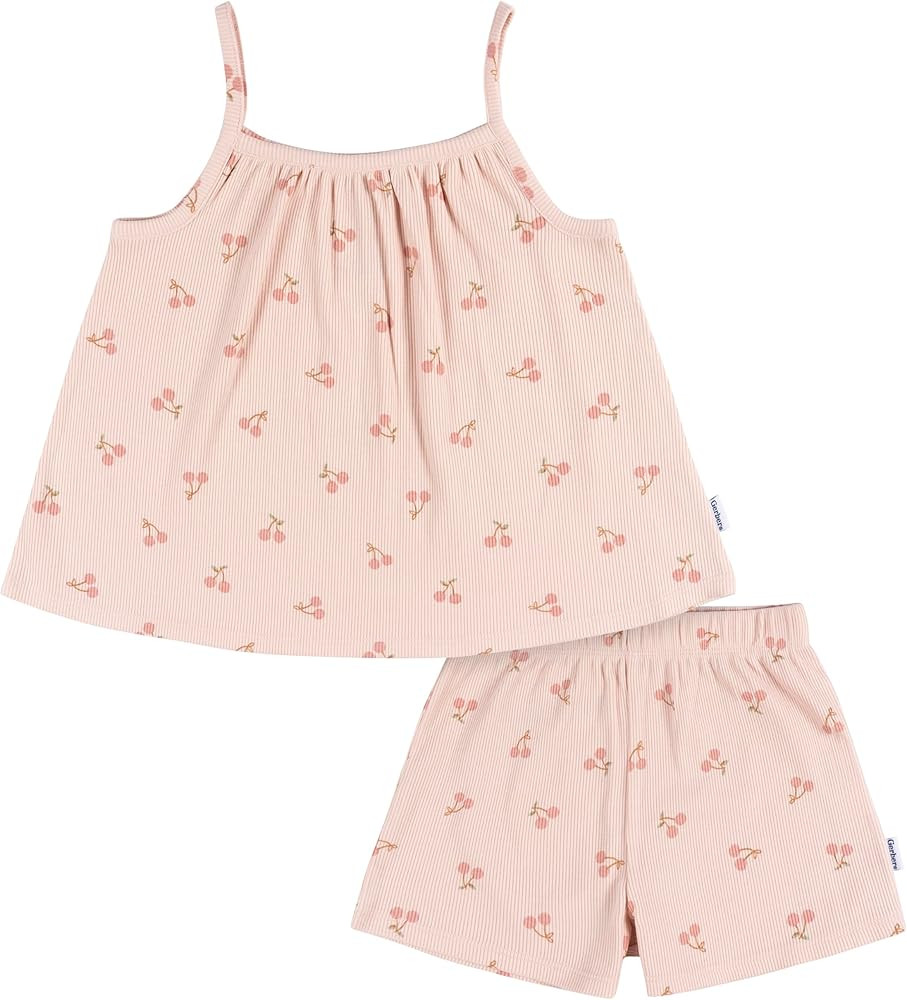 Gerber Baby-Girls Toddler Sleeveless Tank Top And Shorts Set | Amazon (US)